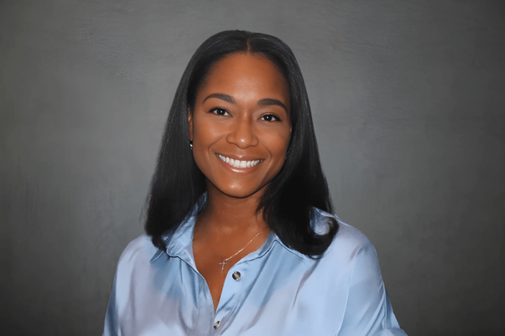 Young black woman dressed business casual
